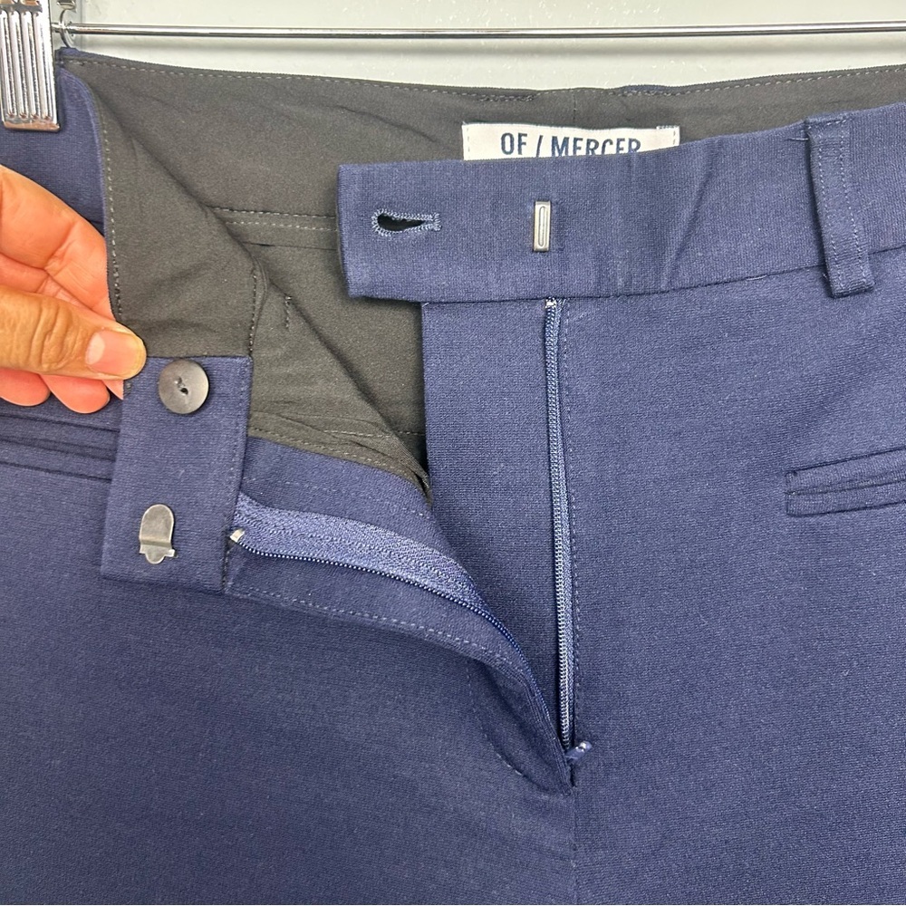 Of/Mercer women’s Essex skinny pants high waisted  size 4 navy blue stretch - Picture 6 of 16